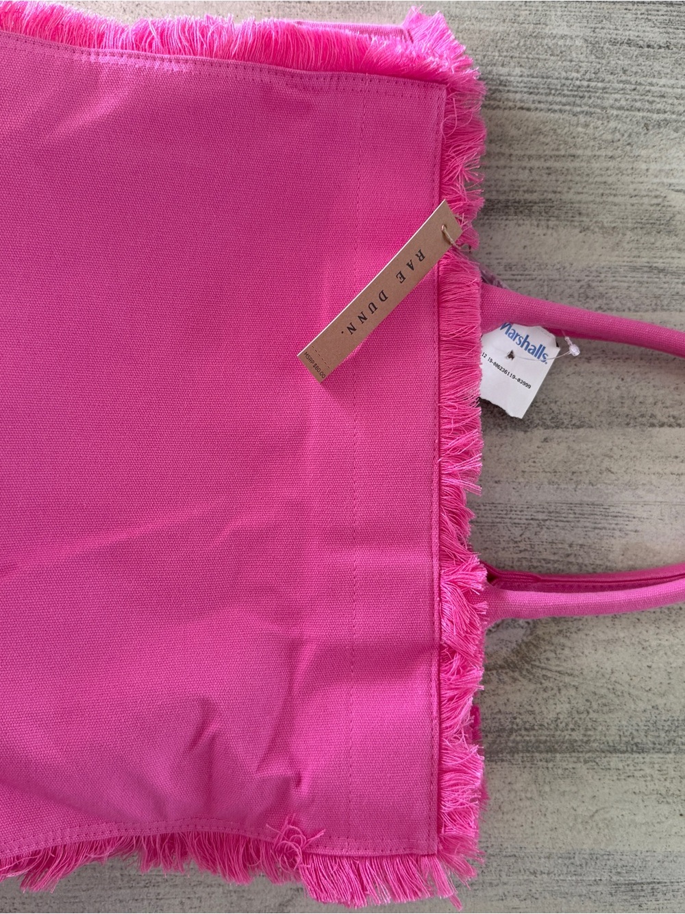 Rae Dunn Vacay All Day Pink Tote With 2 Pouch Set - Picture 2 of 7